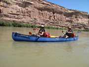 Colorado River Canoeing:  Geologist on Board!